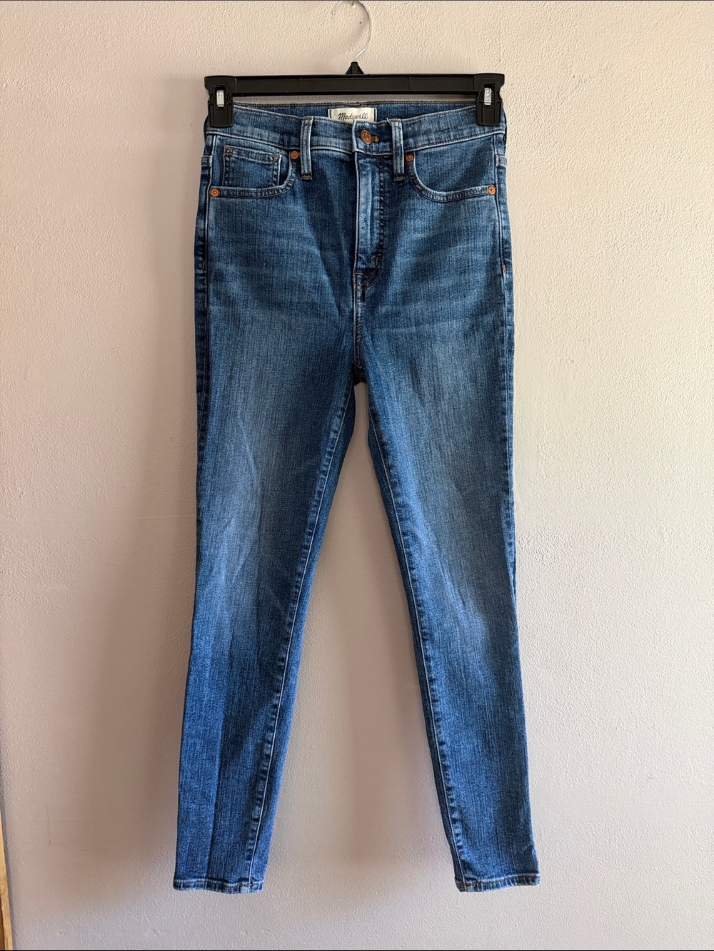 Madewell 11” high rise skinny jeans size 26